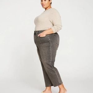 Donna High Rise Curve Stonewash Black Universal Standard size 28 NWT